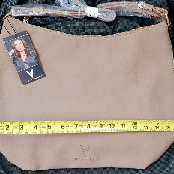 Vanessa Williams Hobo Bag with Gold Accents - NEW! - Picture 3 of 9